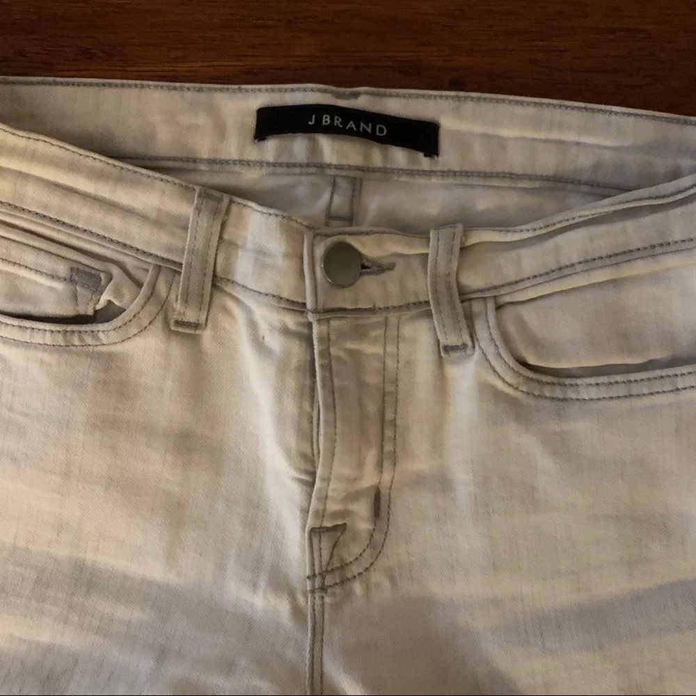 J BRAND Hysteria Distressed Skinny/Ankle Denim Jeans | Size 25 - Picture 6 of 11